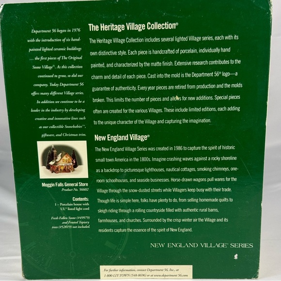 Vintage Department 56 Moggin Falls General Store Light-Up Holiday Decoration - Picture 6 of 10